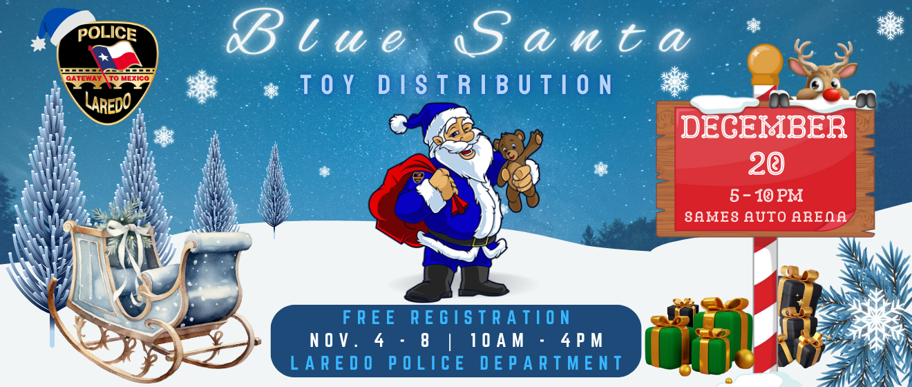 Blue Santa